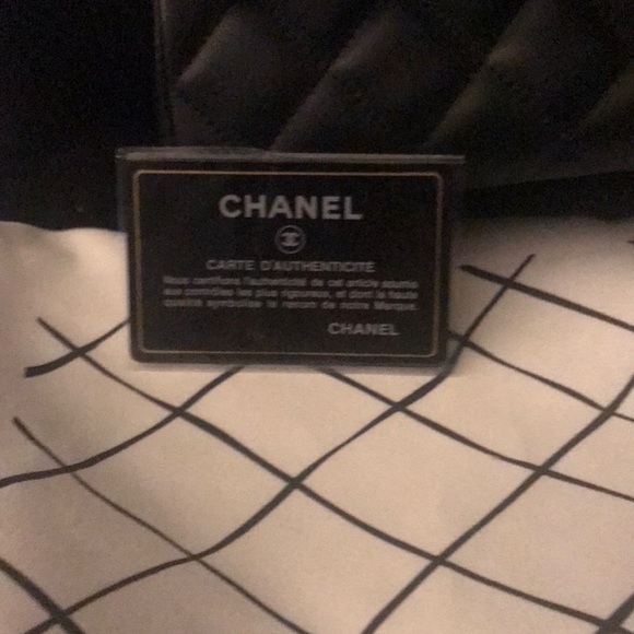 BRAND NEW CHANEL BLACK CLASSIC DOUBLE - Picture 2 of 3